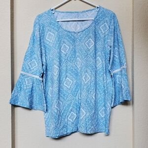 Garnet Hill 2pc PJ Set. Size Large